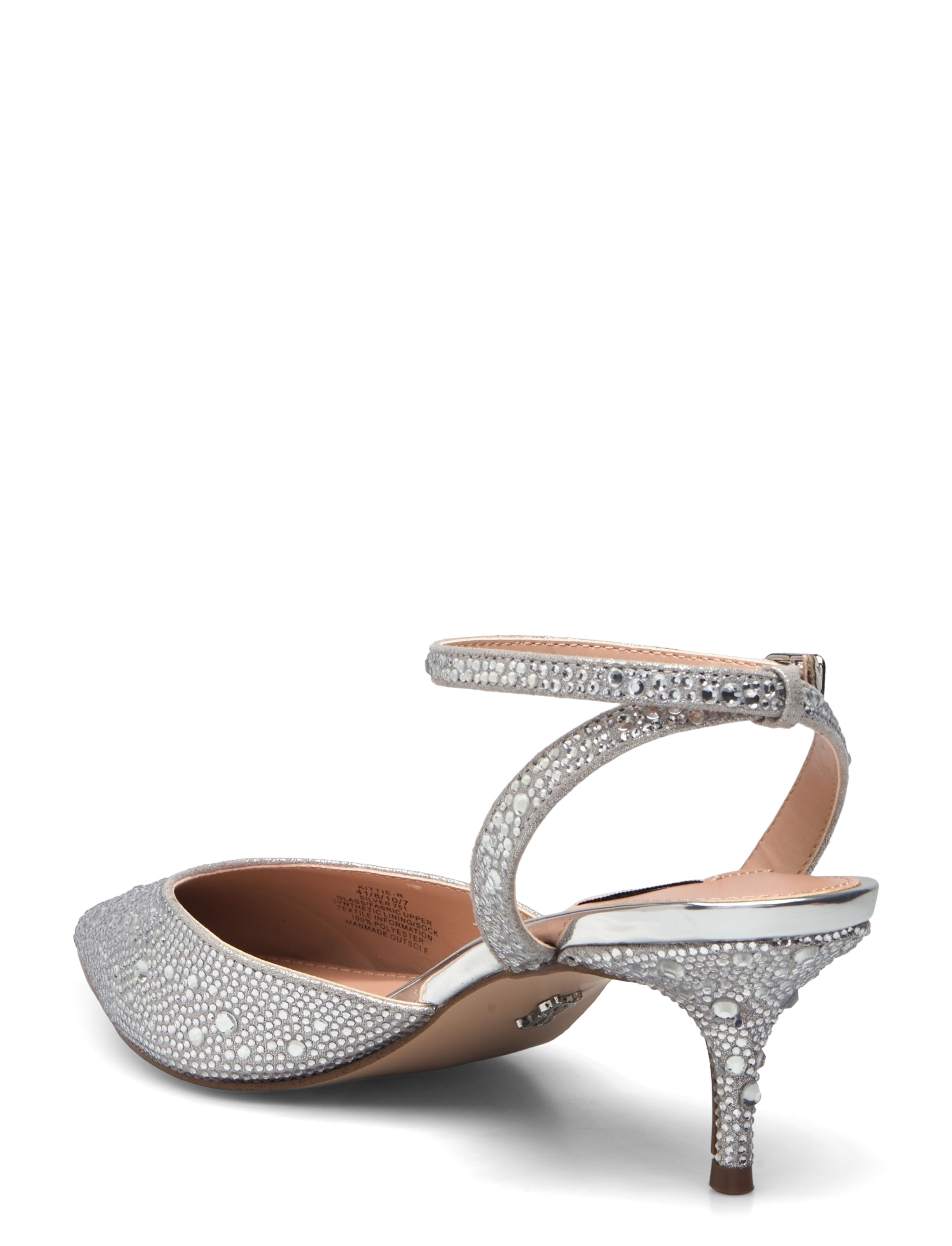Steve Madden - Kittie-R Heeled Sandals - slingbacks med hæle - silver - 2
