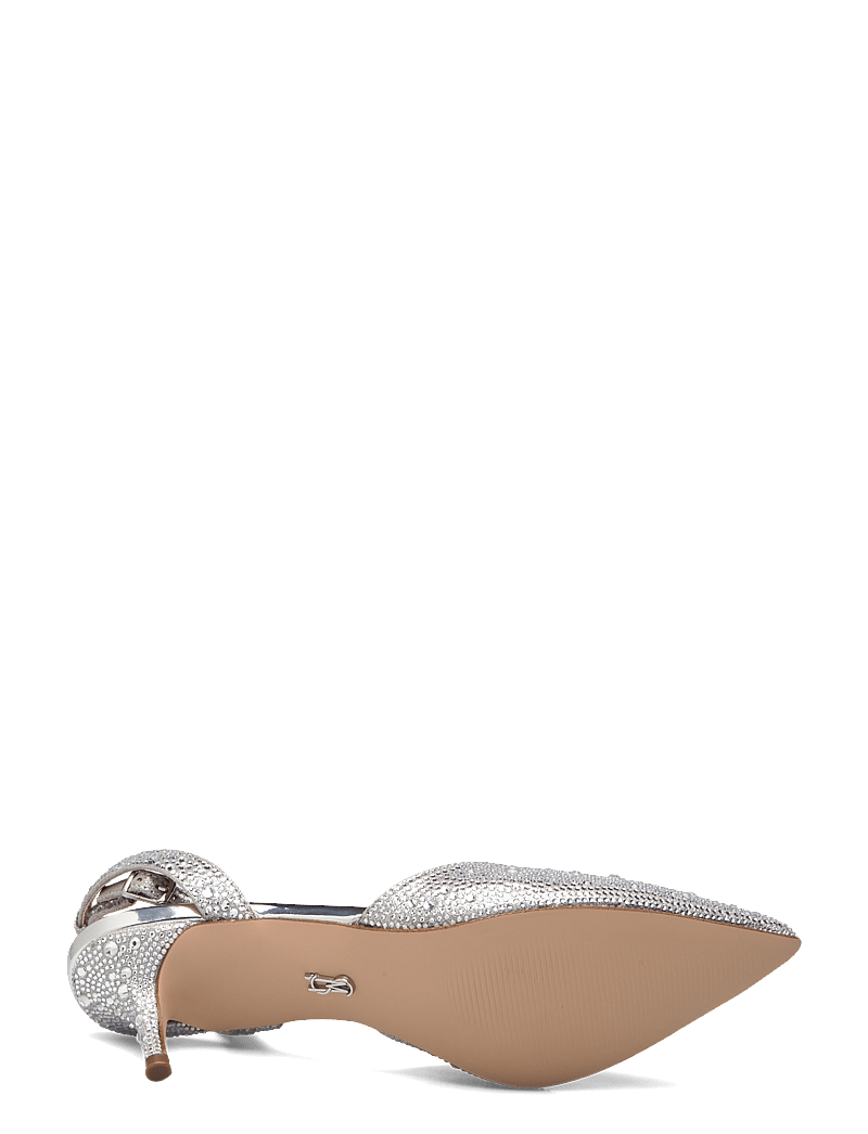 Steve Madden - Kittie-R Heeled Sandals - heeled slingbacks - silver - 4