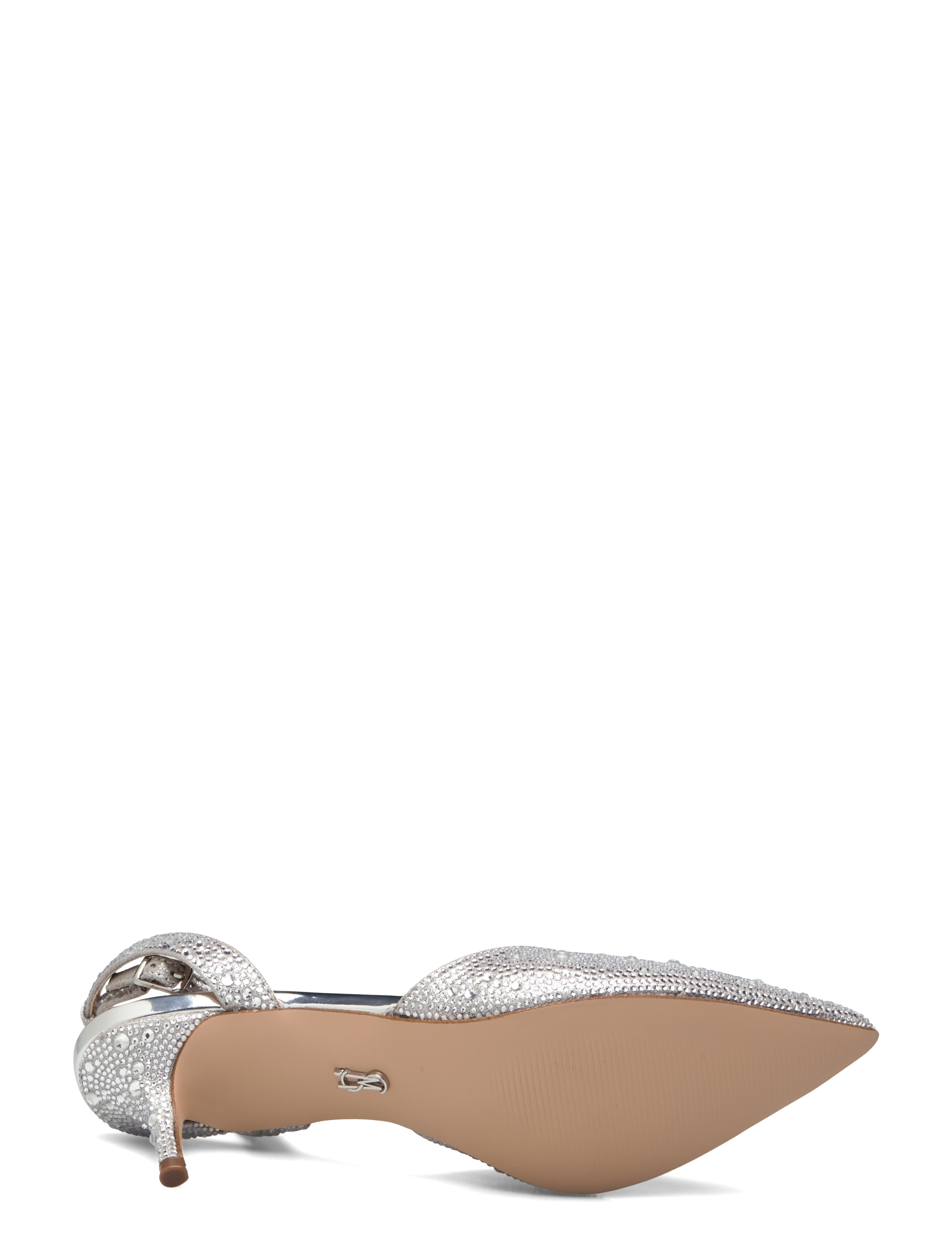 Steve Madden - Kittie-R Heeled Sandals - slingbacks med hæle - silver - 4