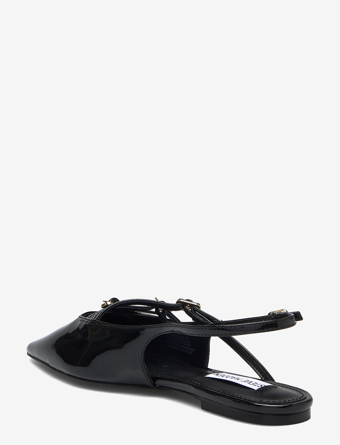 Steve Madden - Cianna Sandal - platta slingbacks - black patent - 2