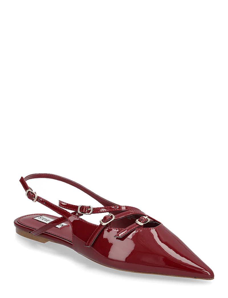 Steve Madden - Cianna Sandal - flache slingbacks - wine patent - 0