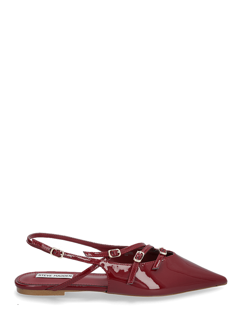Steve Madden - Cianna Sandal - flache slingbacks - wine patent - 1
