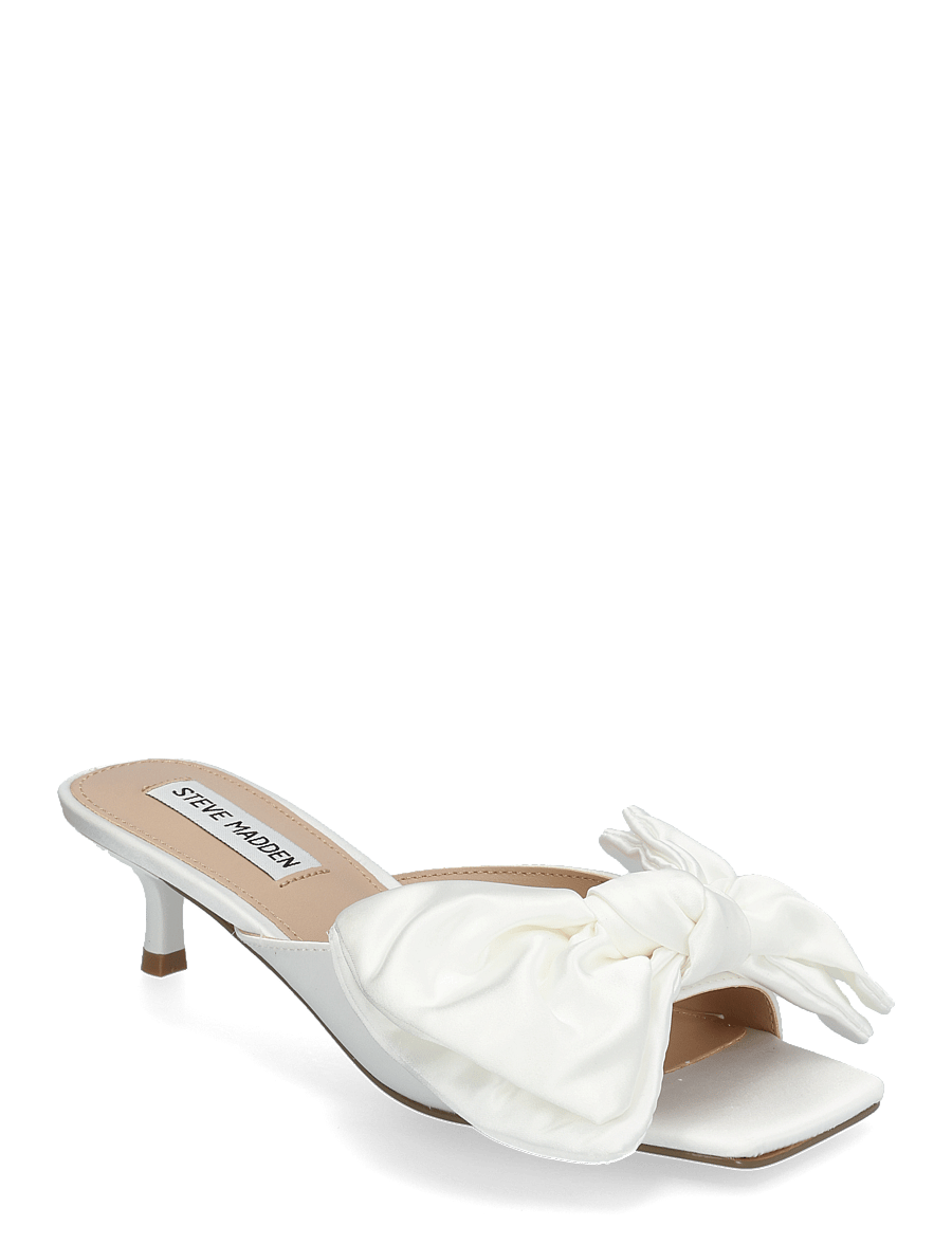 Steve Madden - Kit Heeled Sandals - konfirmation - ivory satin - 0