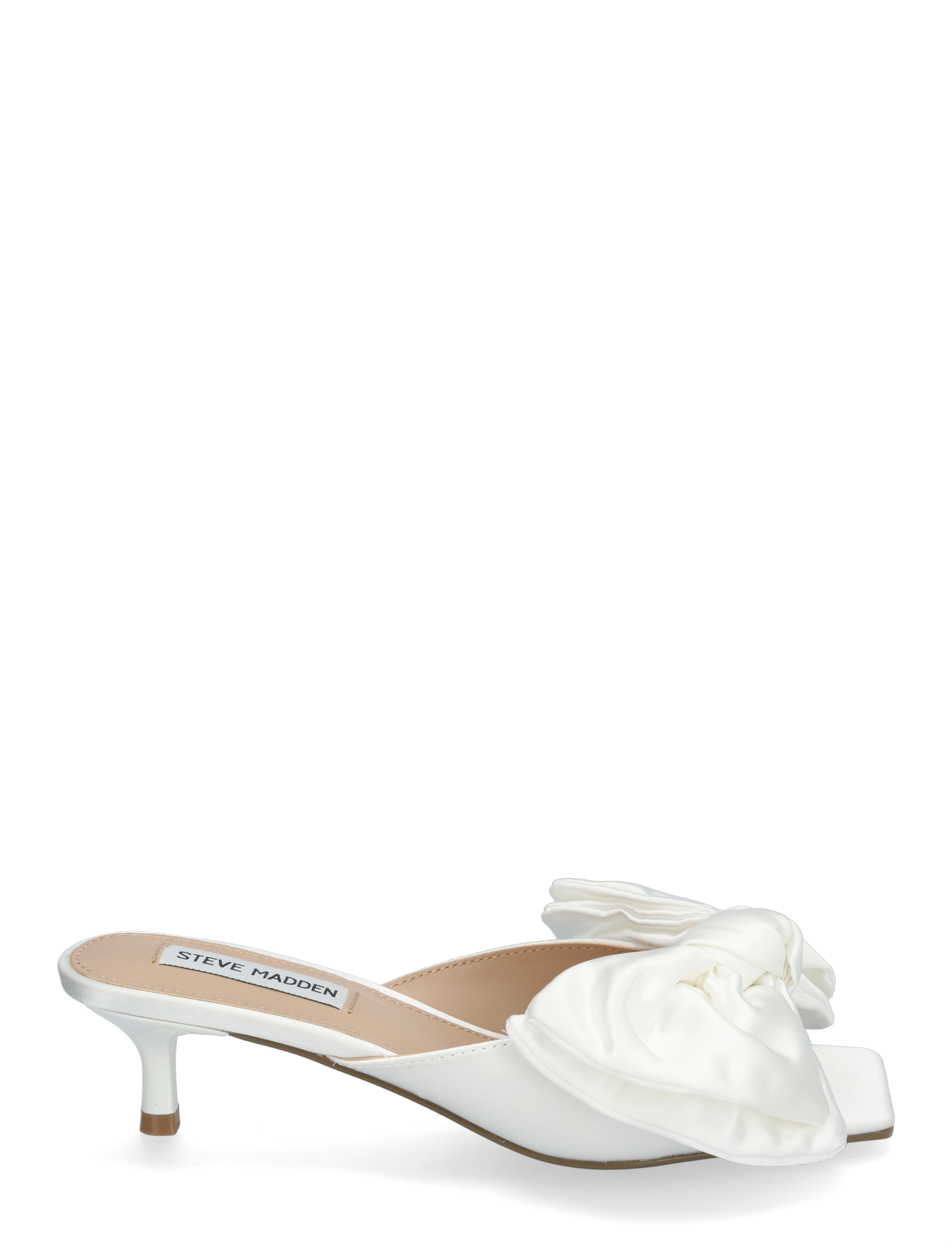Steve Madden - Kit Heeled Sandals - mules med klack - ivory satin - 1