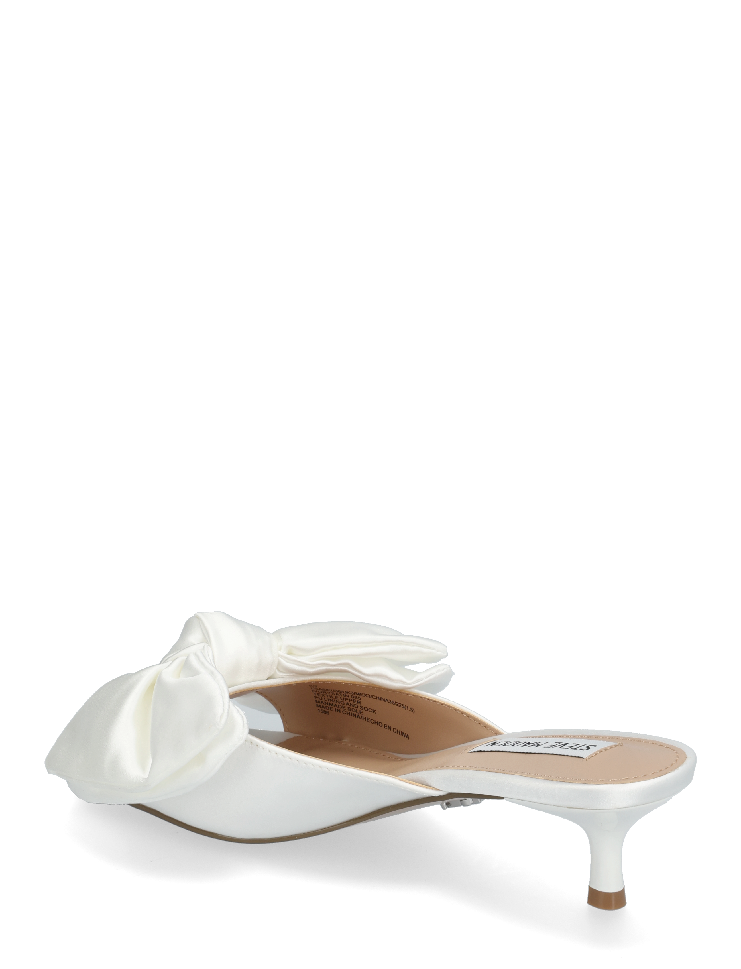 Steve Madden - Kit Heeled Sandals - mules med klack - ivory satin - 2