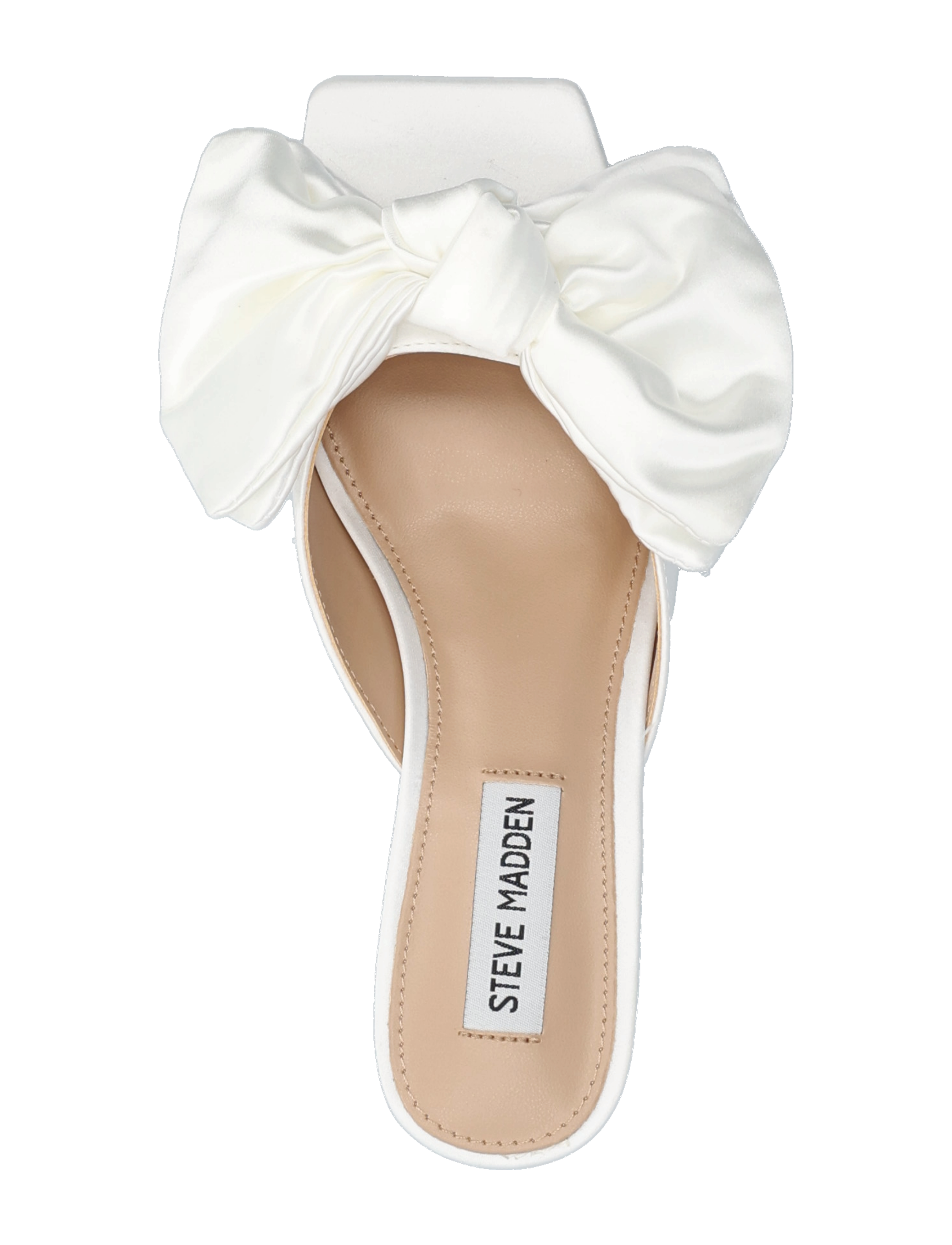 Steve Madden - Kit Heeled Sandals - mules med klack - ivory satin - 3
