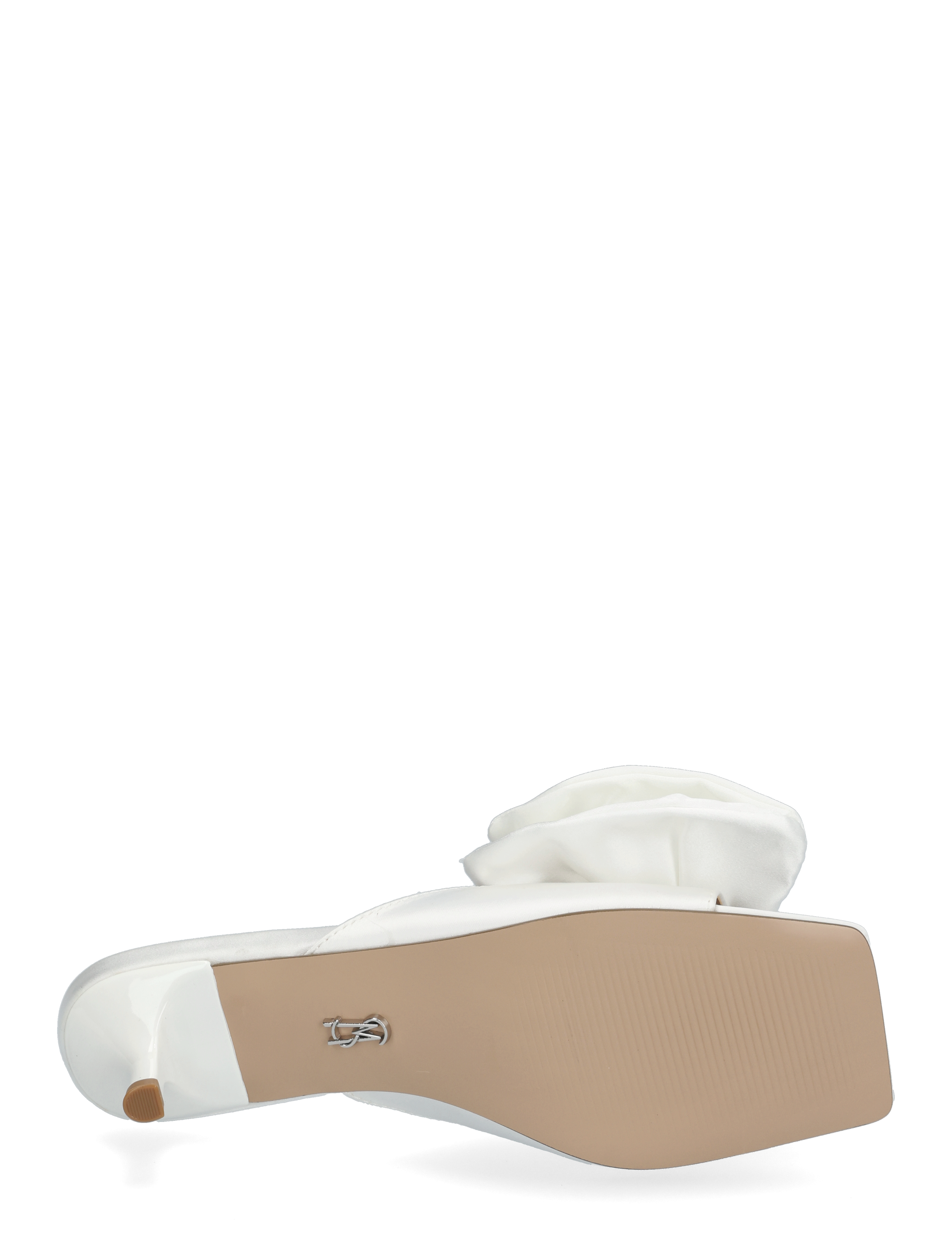 Steve Madden - Kit Heeled Sandals - mules med klack - ivory satin - 4