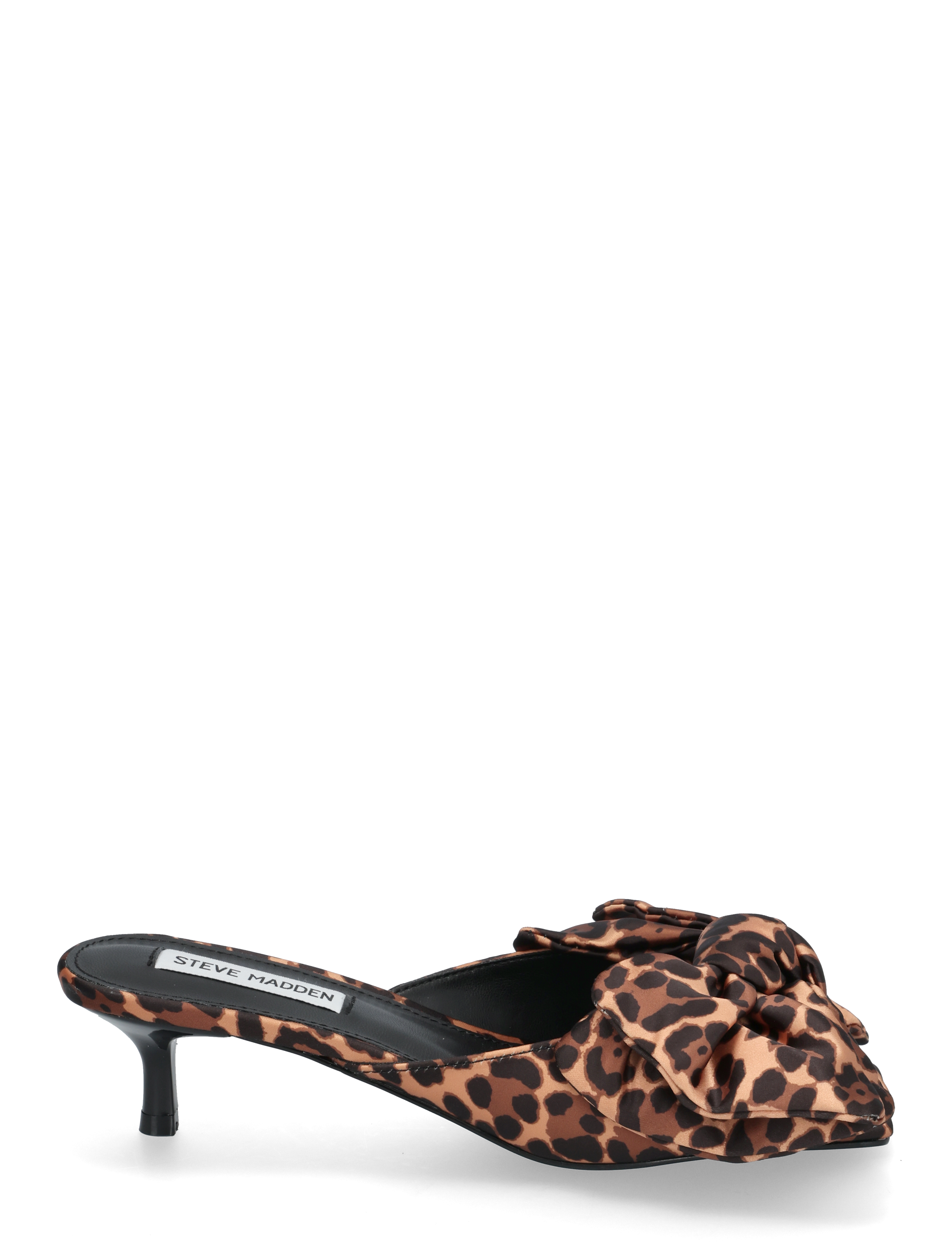 Steve Madden - Kit Heeled Sandals - korolliset pistokkaat - leop satin - 1