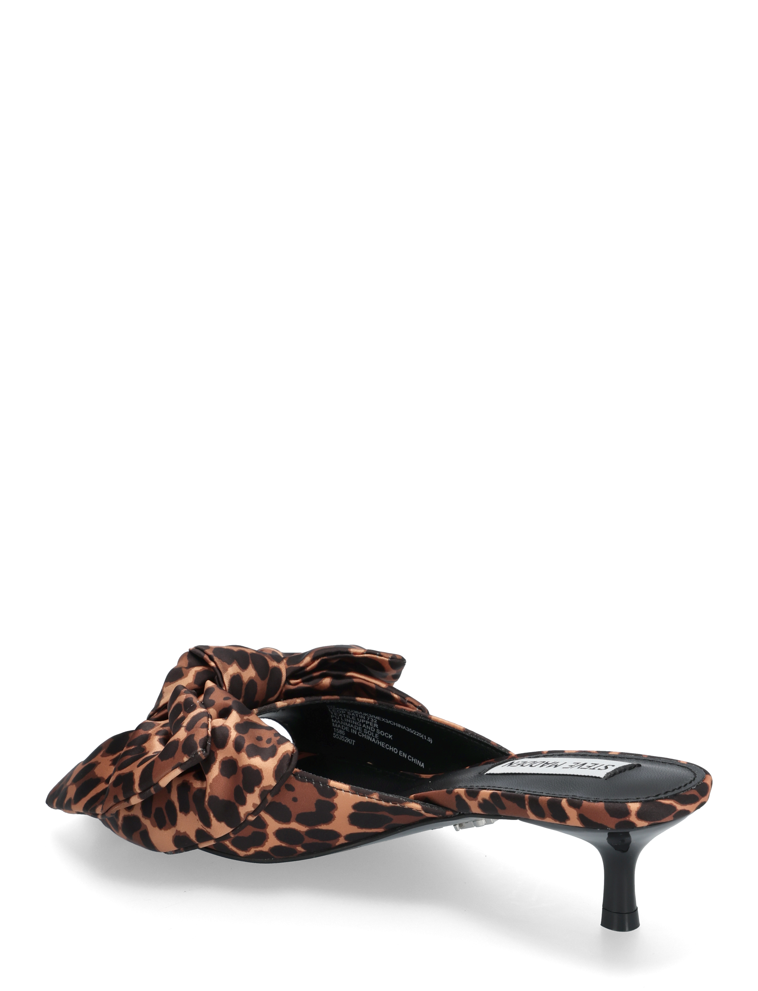 Steve Madden - Kit Heeled Sandals - korolliset pistokkaat - leop satin - 2