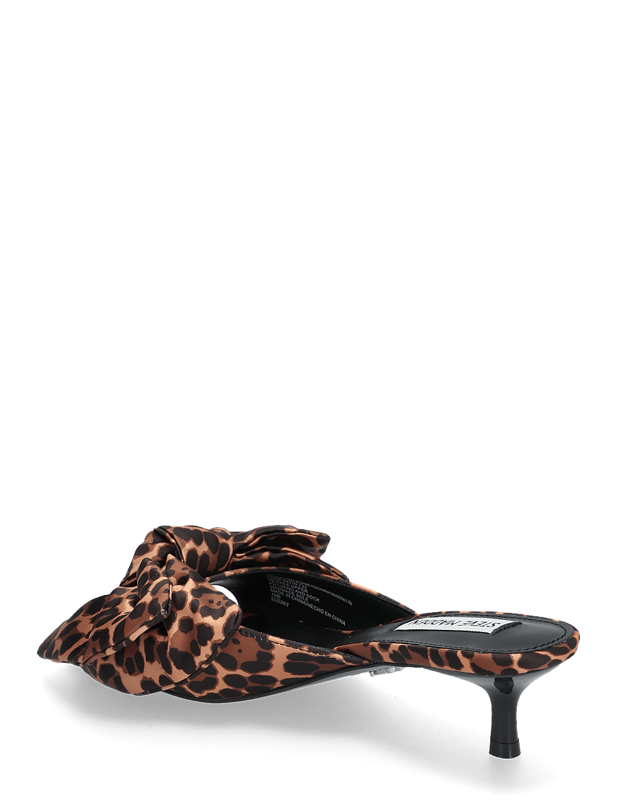 Steve Madden - Kit Heeled Sandals - pantoletten mit absatz - leop satin - 2