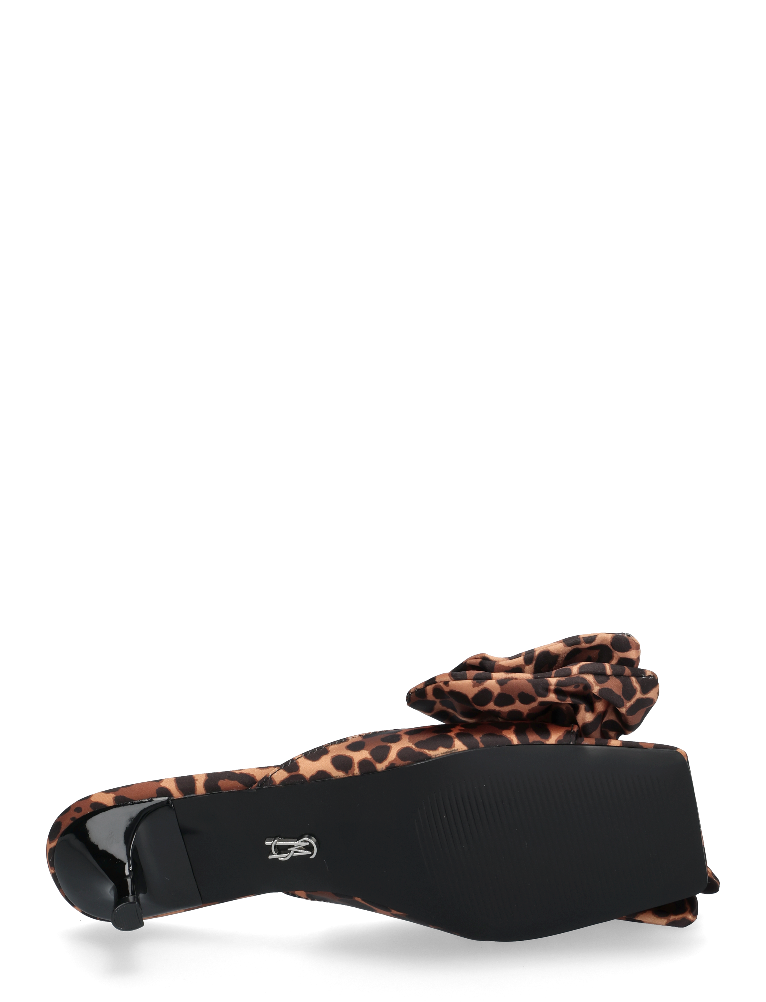 Steve Madden - Kit Heeled Sandals - korolliset pistokkaat - leop satin - 4