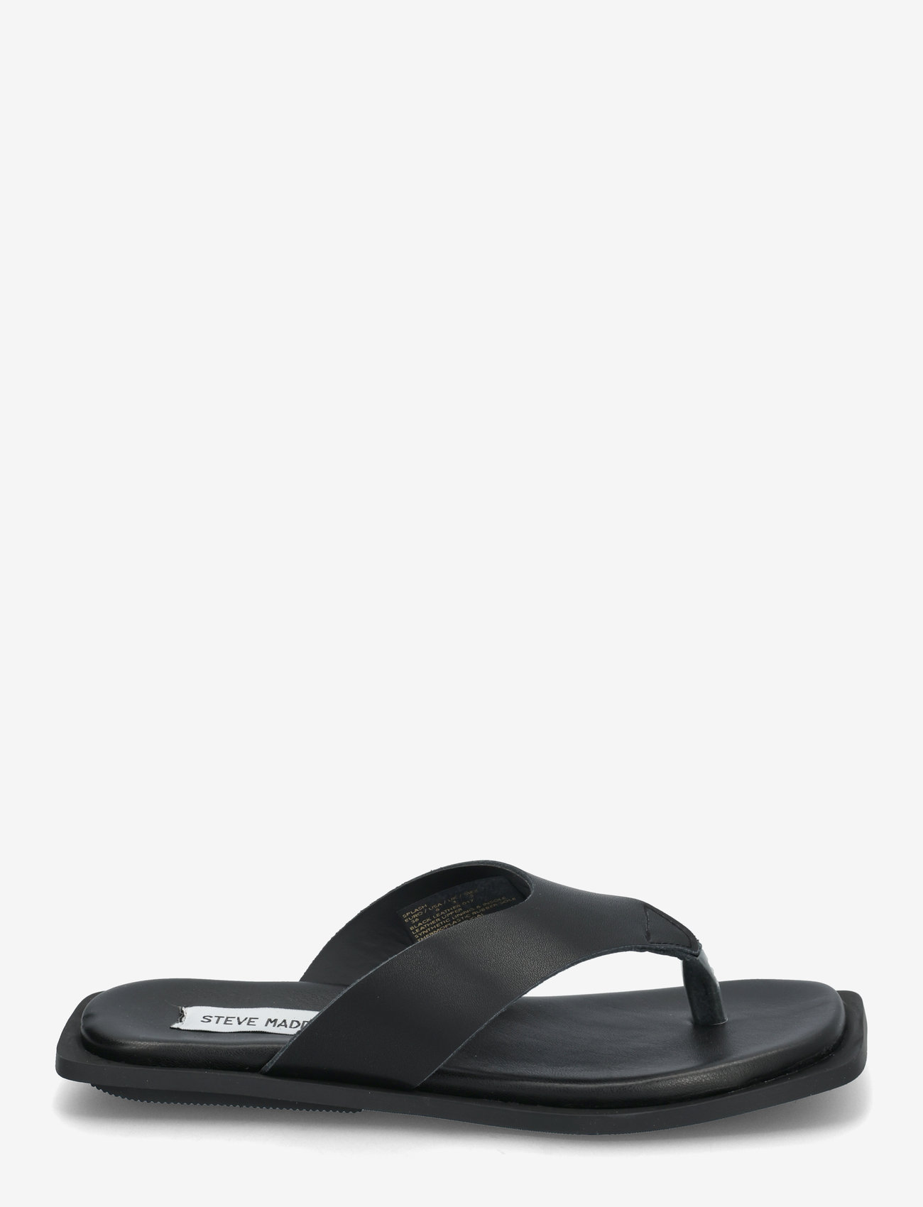 Steve Madden - Splash Sandals - flache sandalen - black leather - 1