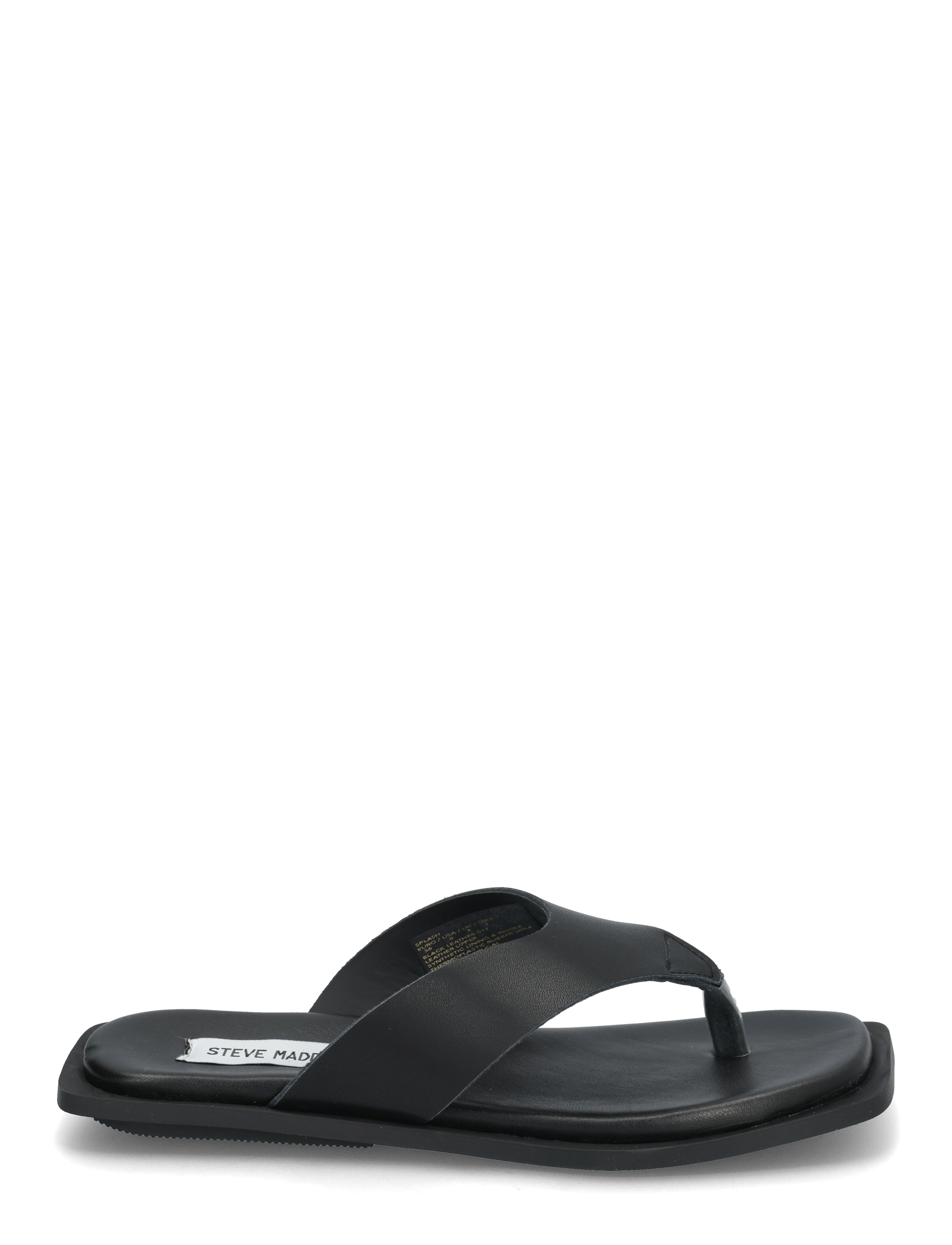 Steve Madden - Splash Sandals - black leather - 1