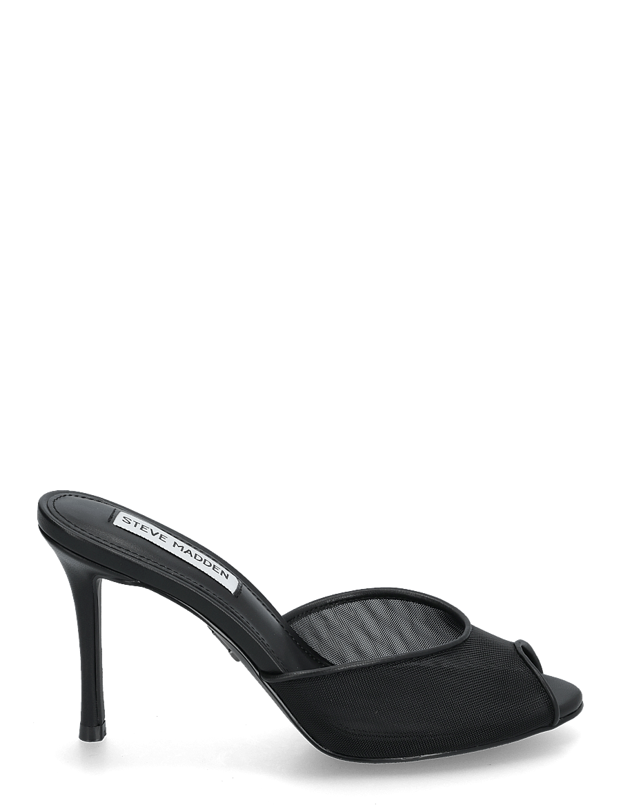 Steve Madden - Rollout-M Mule - heeled mules - black mesh - 1
