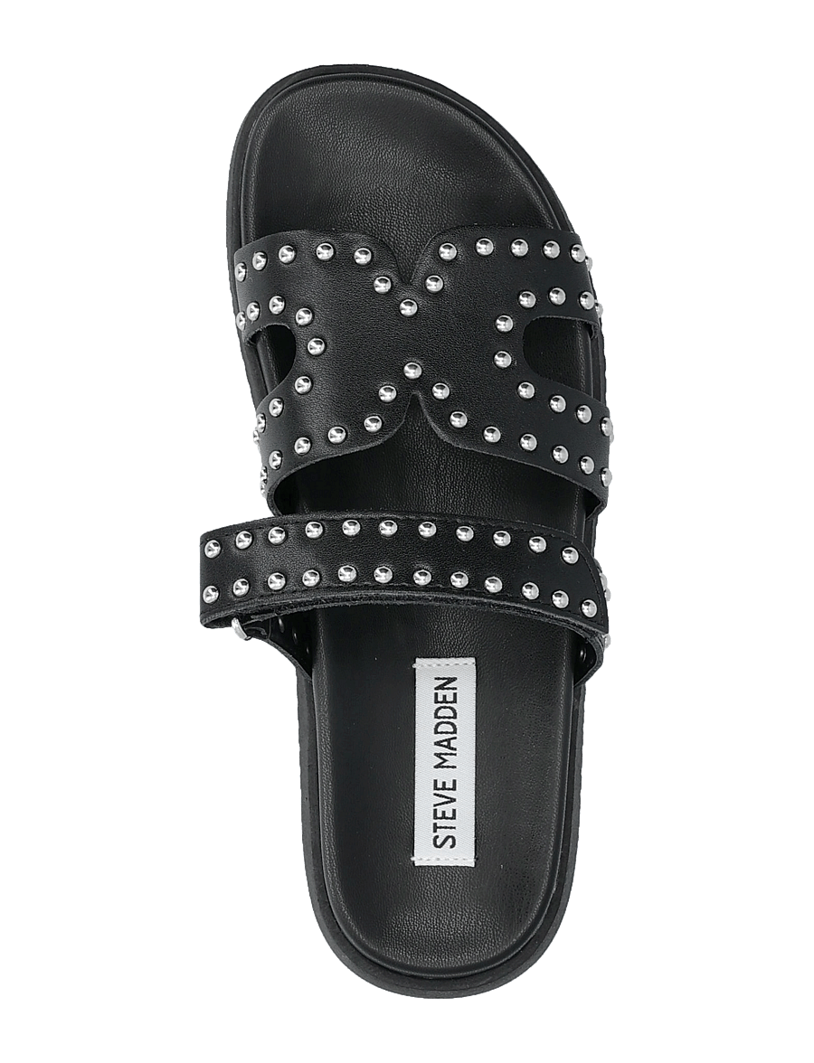 Steve Madden - Missile-S - platåsandaler - black with studs - 3