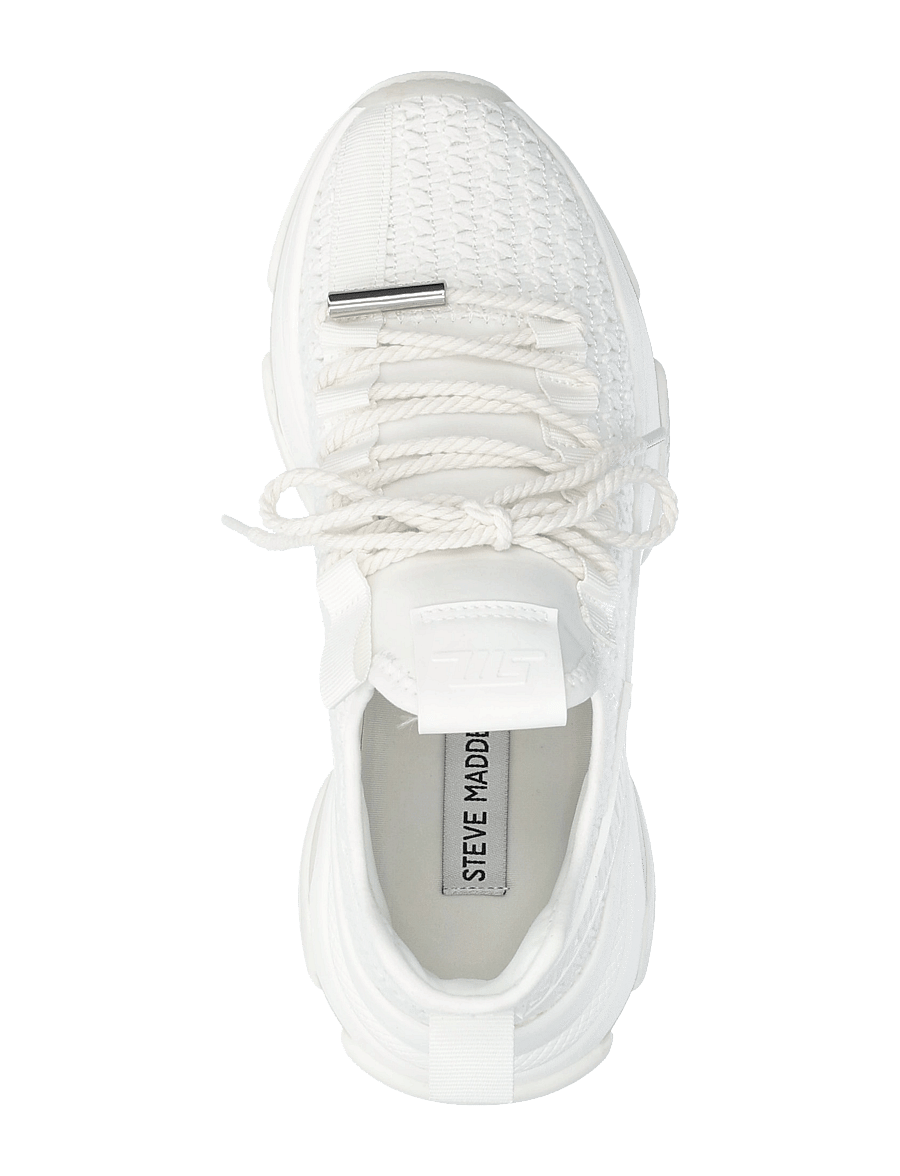 Steve Madden - Mileage Sneaker - white/white - 3