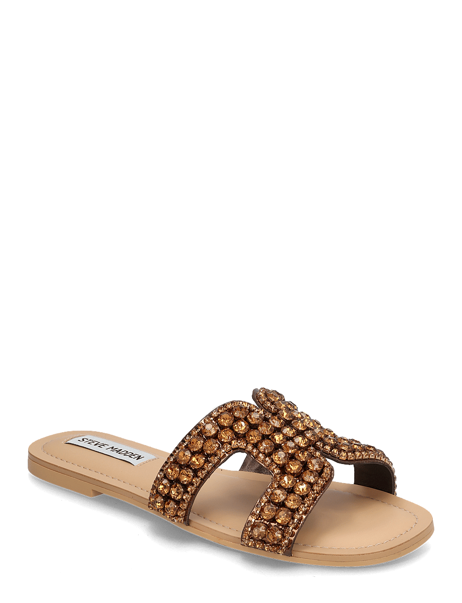 Steve Madden - Zaira sandal - sandales plates - bronze - 0