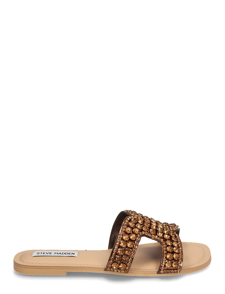 Steve Madden - Zaira sandal - sandales plates - bronze - 1