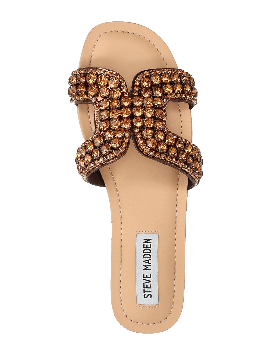 Steve Madden - Zaira sandal - sandales plates - bronze - 3
