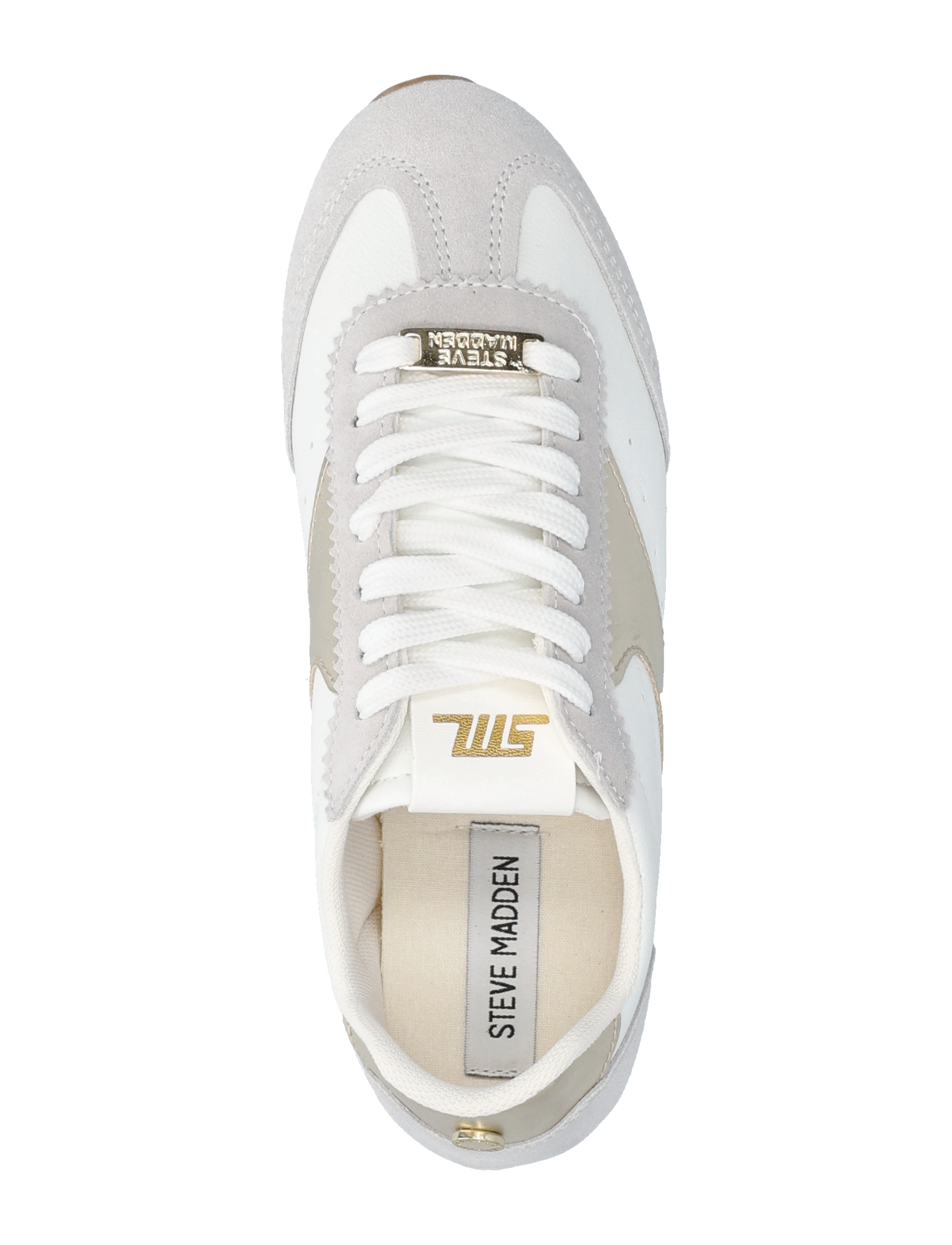 Steve Madden - Fan Fav sneaker - lave sneakers - grey/gold - 3