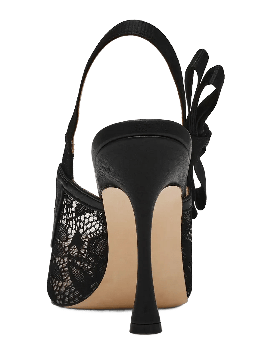 Steve Madden - Brylie-L - slingbacks med hæle - black lace - 4