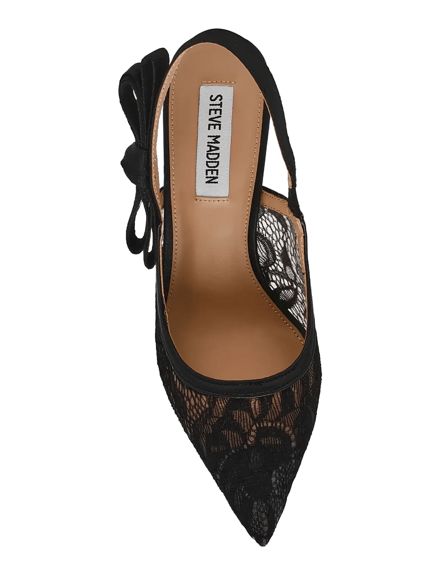 Steve Madden - Brylie-L - slingbacks med hæle - black lace - 5
