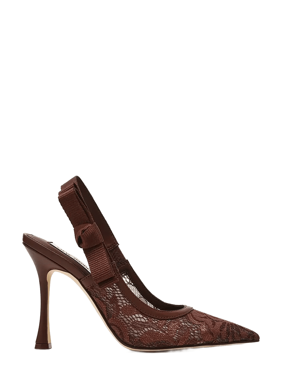 Steve Madden - Brylie-L - slingbacks med hæle - brown lace - 0