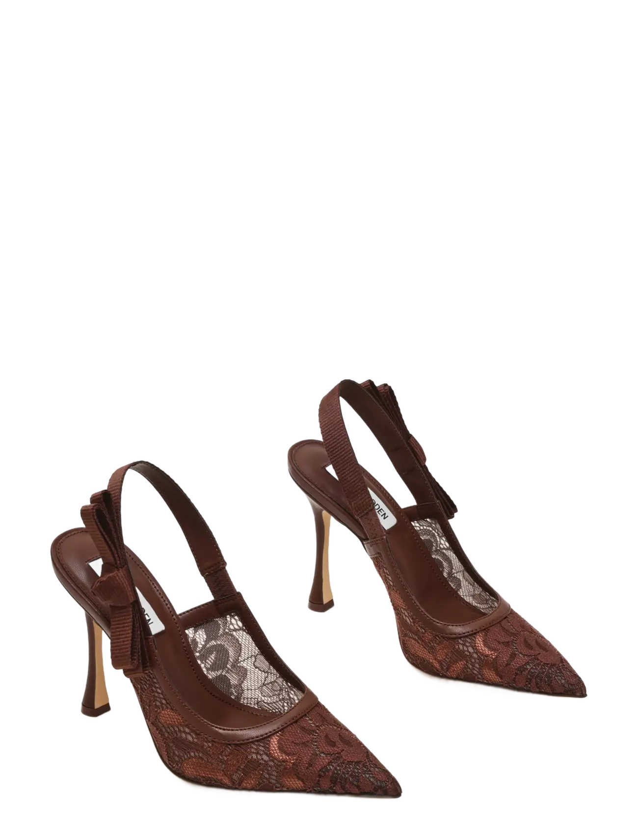 Steve Madden - Brylie-L - slingbacks med hæle - brown lace - 1