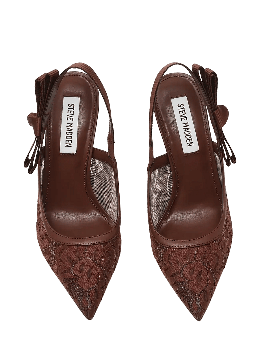 Steve Madden - Brylie-L - slingbacks med hæle - brown lace - 3