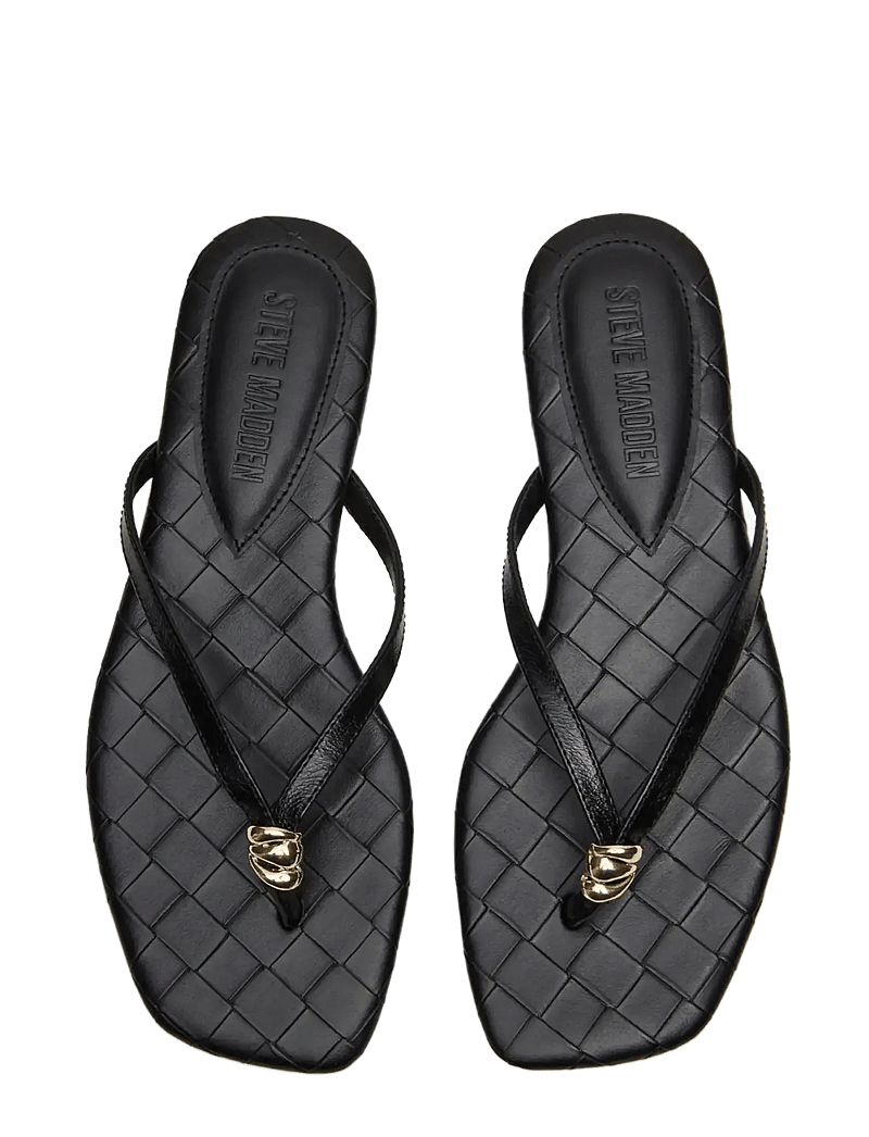 Steve Madden - Maliyah - flache sandalen - black leather - 3