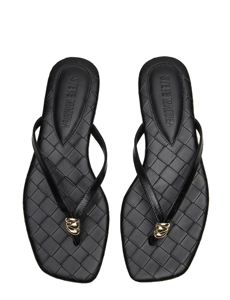Steve Madden - Maliyah - platta sandaler - black leather - 3