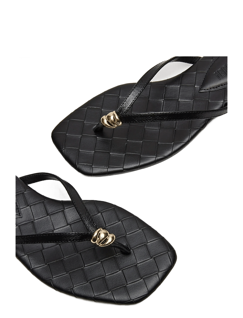 Steve Madden - Maliyah - flache sandalen - black leather - 4