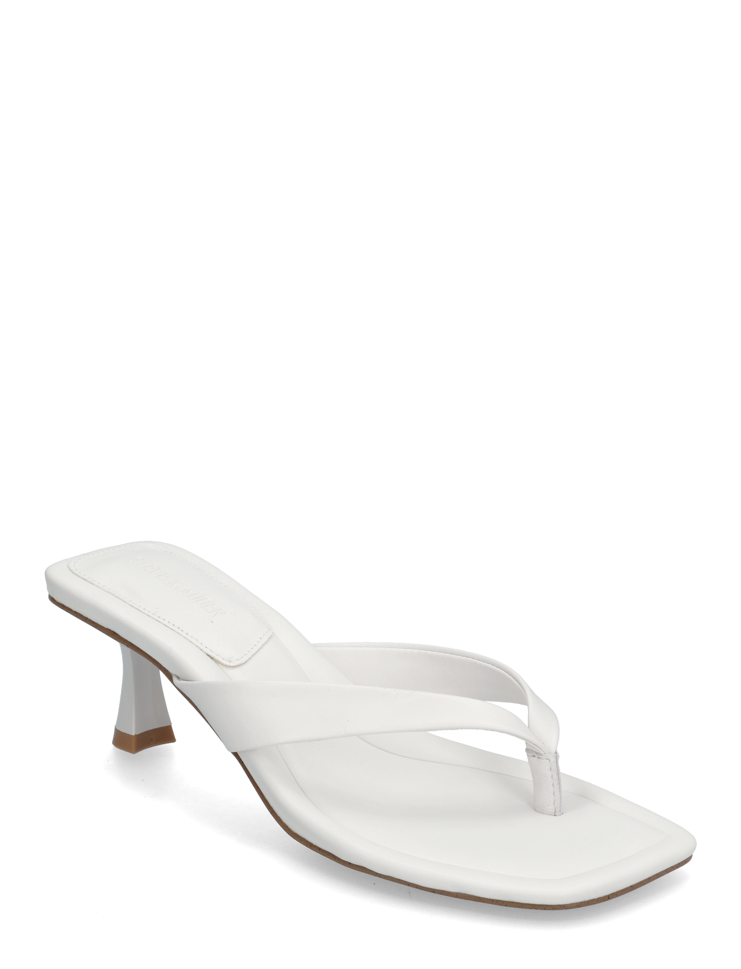 Steve Madden Heyley Heeled Sandals - Sandalen mit Absatz - WHITE LEATHER / white