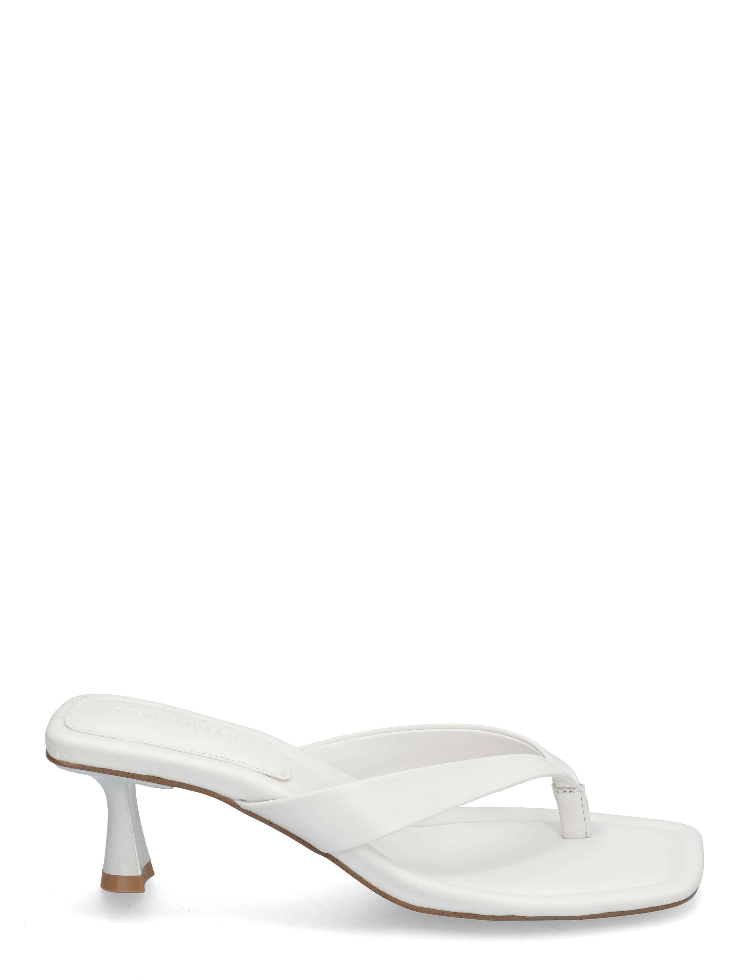 Steve Madden - Heyley Heeled Sandals - konfirmatsioon - white leather - 1