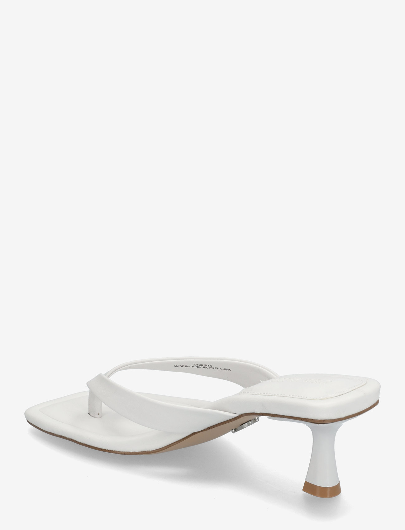 Steve Madden - Heyley Heeled Sandals - white leather - 2
