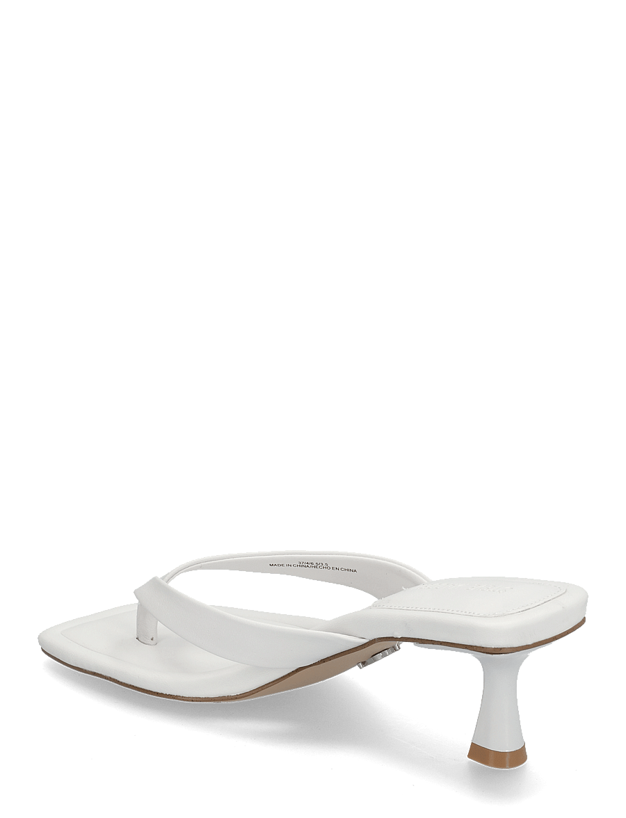 Steve Madden - Heyley Heeled Sandals - white leather - 2