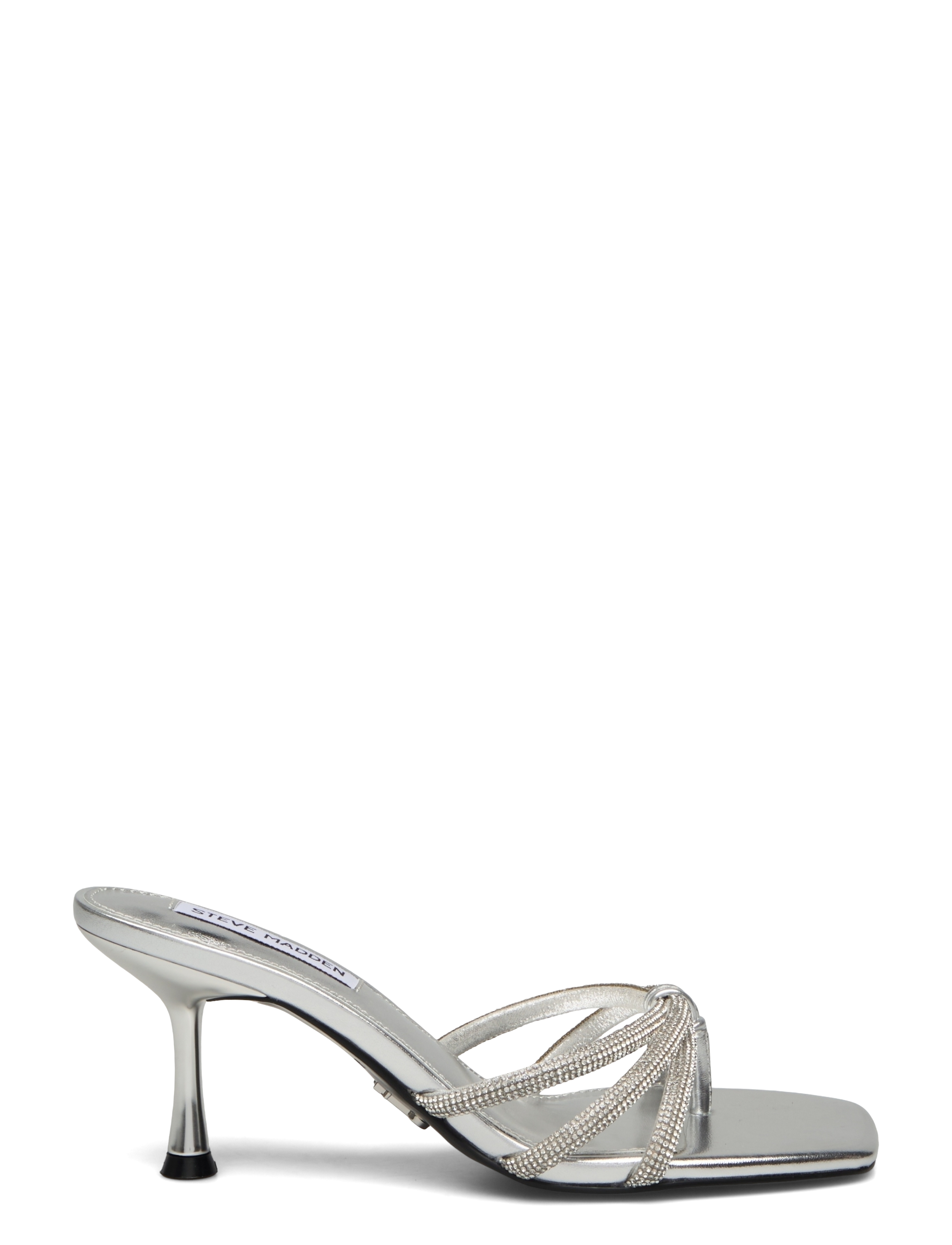 Steve Madden - Amorino Heeled Sandals - silver - 1