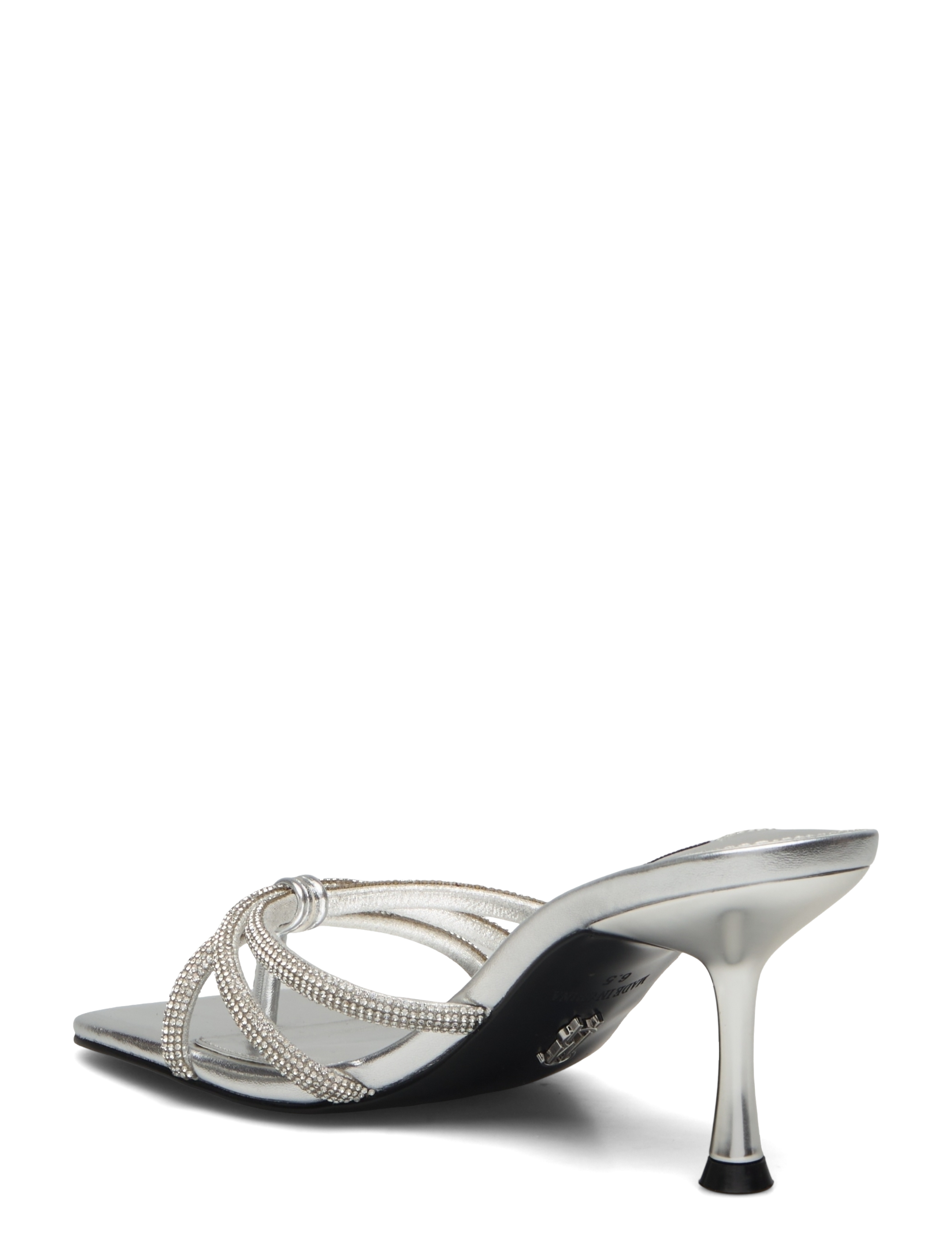 Steve Madden - Amorino Heeled Sandals - silver - 2