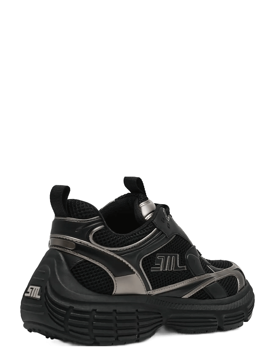 Steve Madden - Power 1 - lave sneakers - black/black - 2