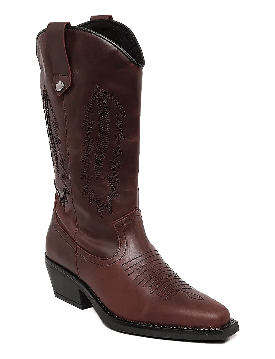 Steve Madden - Wallace - cowboy boots - burgundy - 0
