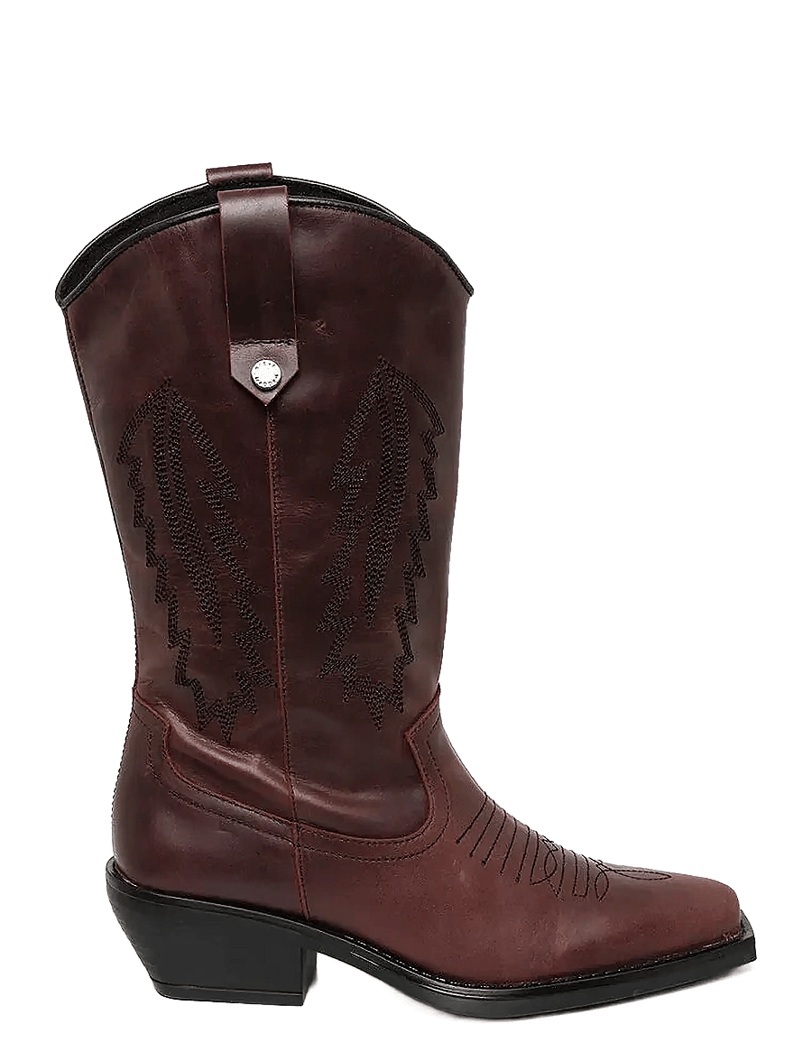 Steve Madden - Wallace - cowboy boots - burgundy - 1