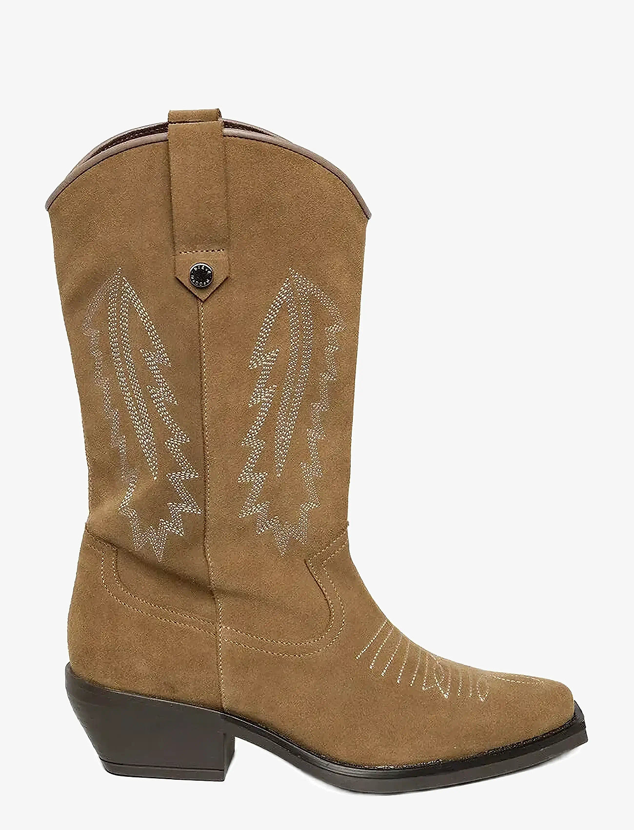 Steve Madden - Wallace - cowboystøvler - taupe suede - 1