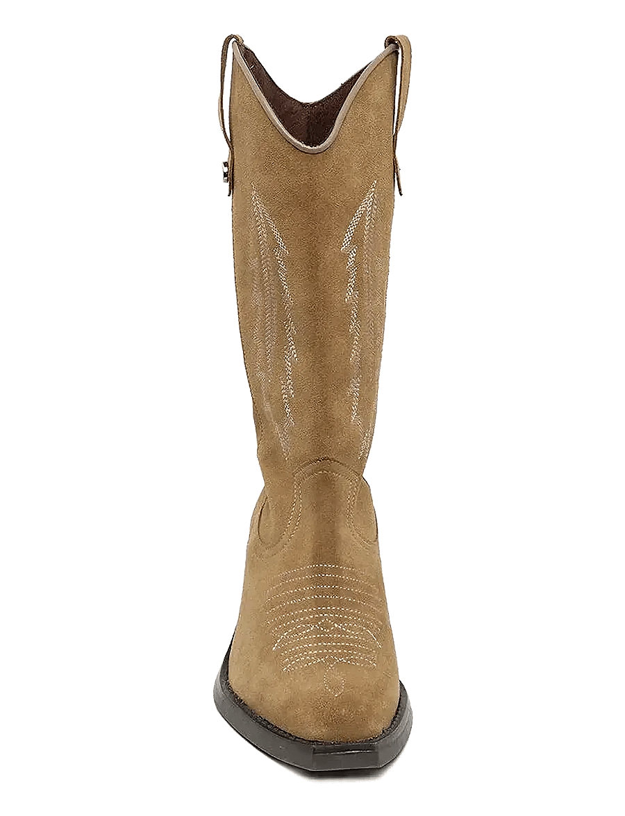 Steve Madden - Wallace - cowboy-stiefel - taupe suede - 2