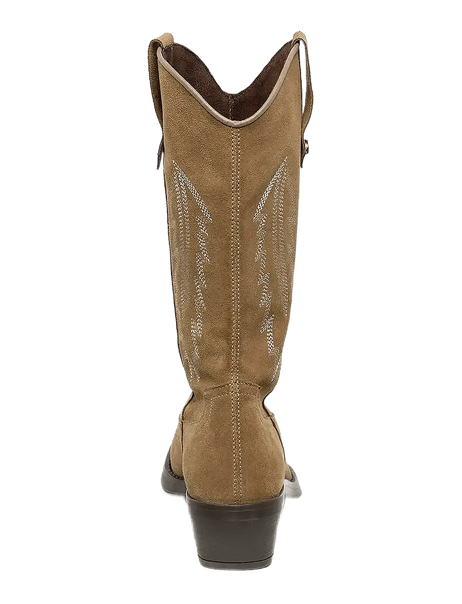 Steve Madden - Wallace - cowboy-stiefel - taupe suede - 3