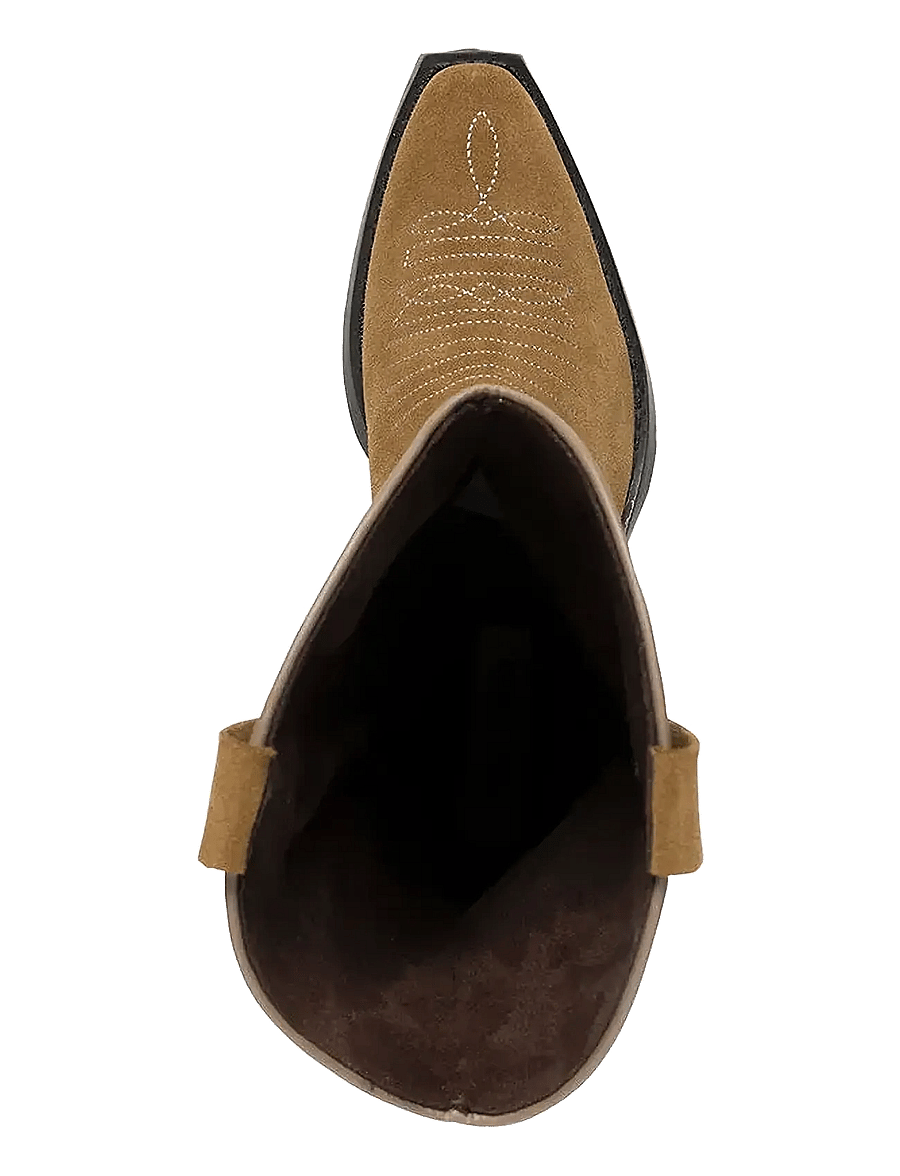 Steve Madden - Wallace - cowboy-stiefel - taupe suede - 4