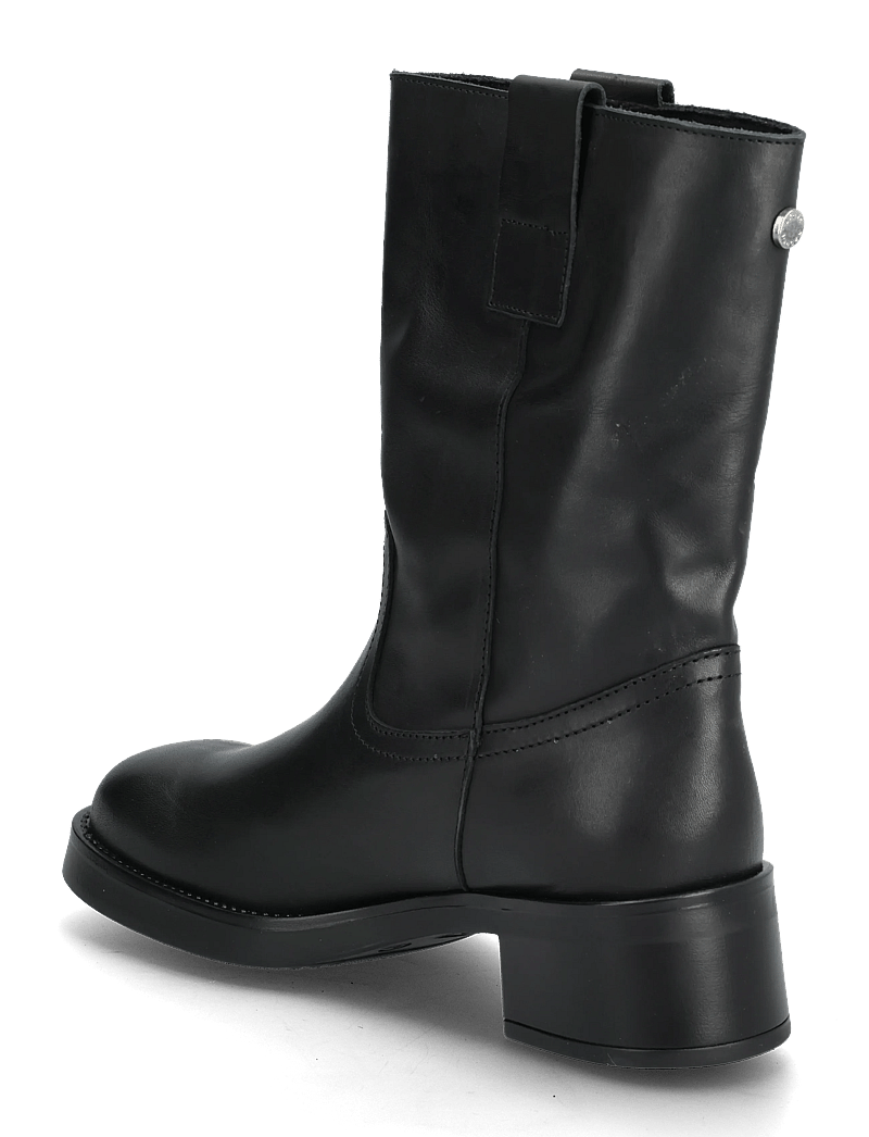 Steve Madden - Benedict - heeled ankle boots - black leather - 2