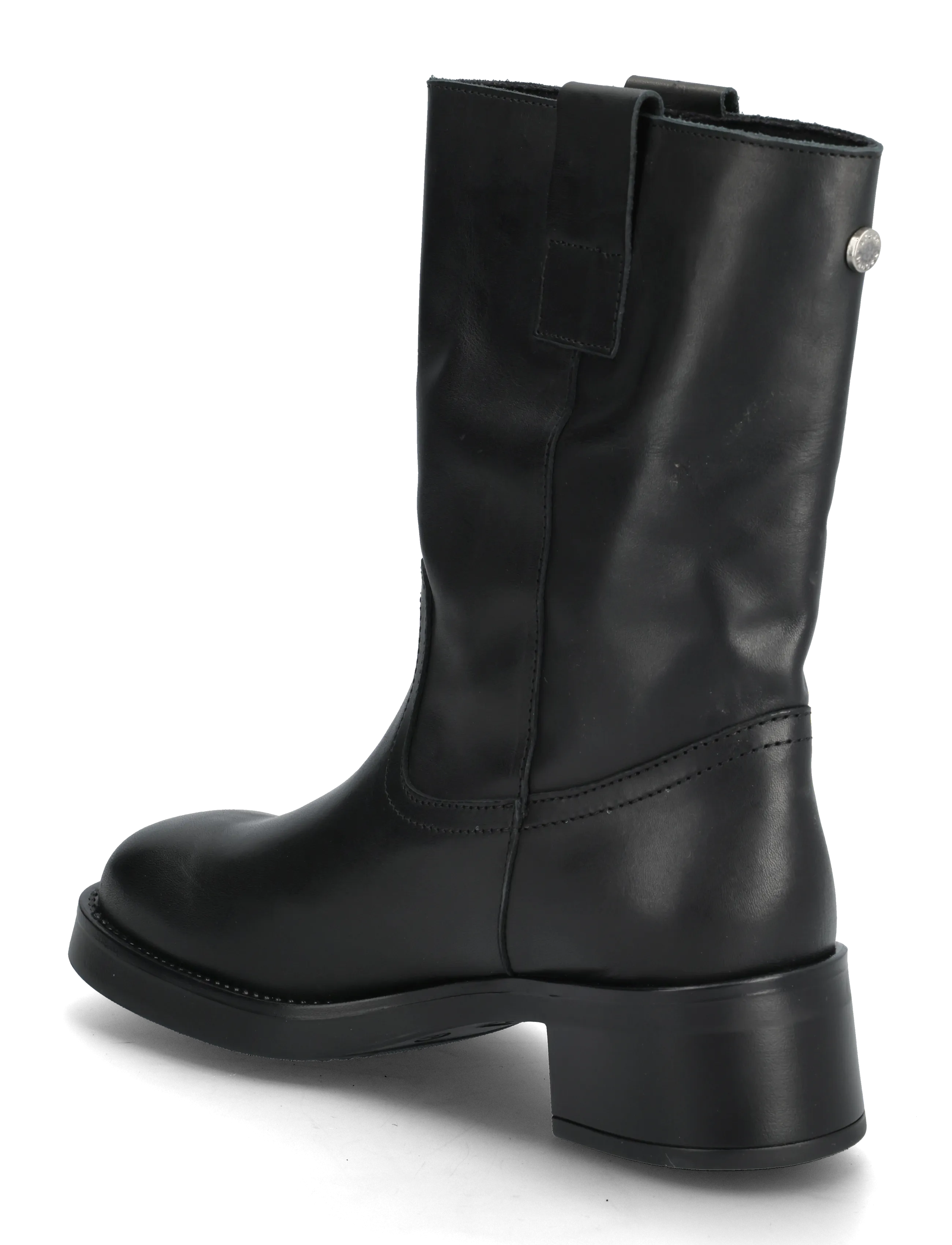 Steve Madden - Benedict - enkellaarsjes met hak - black leather - 2