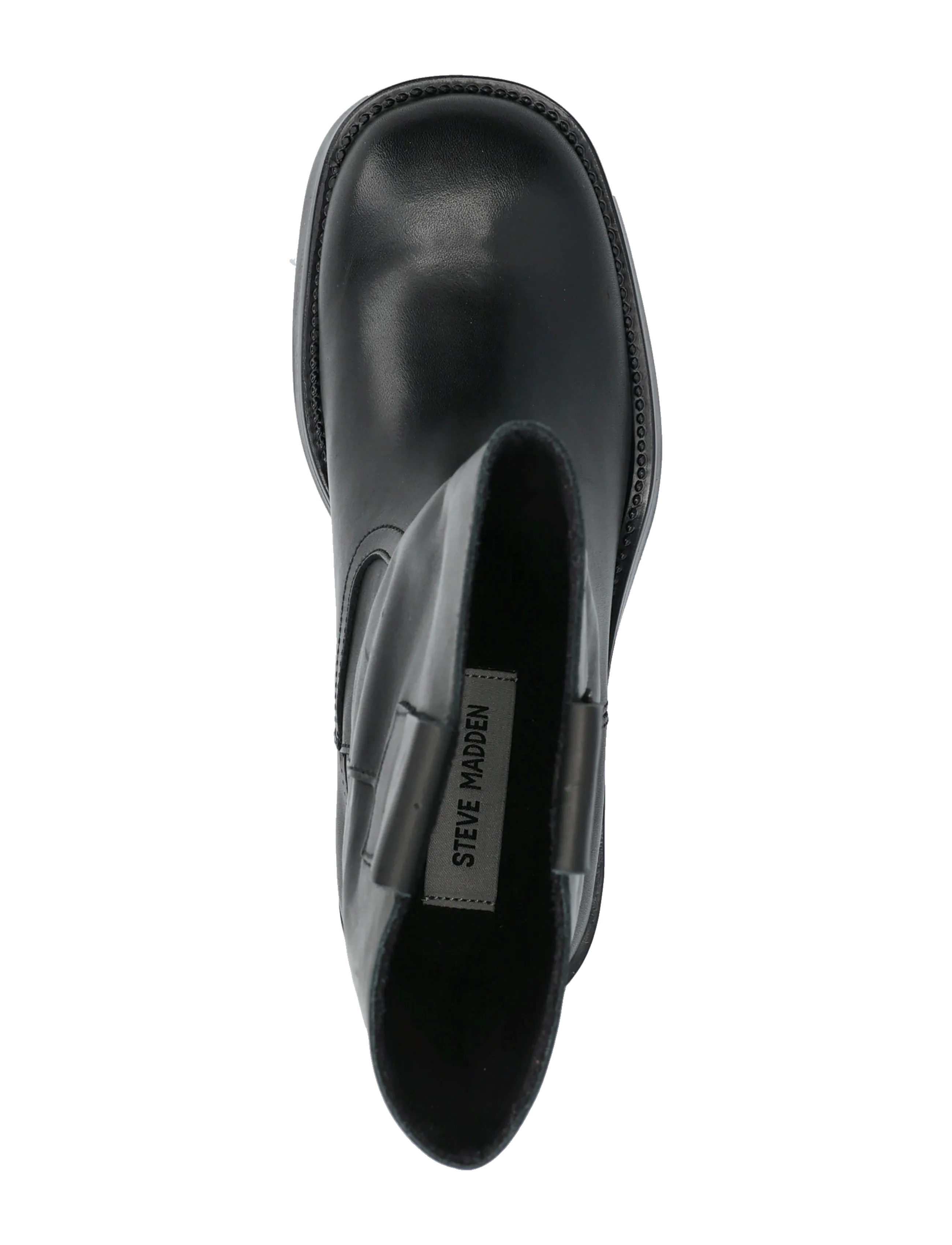 Steve Madden - Benedict - enkellaarsjes met hak - black leather - 3