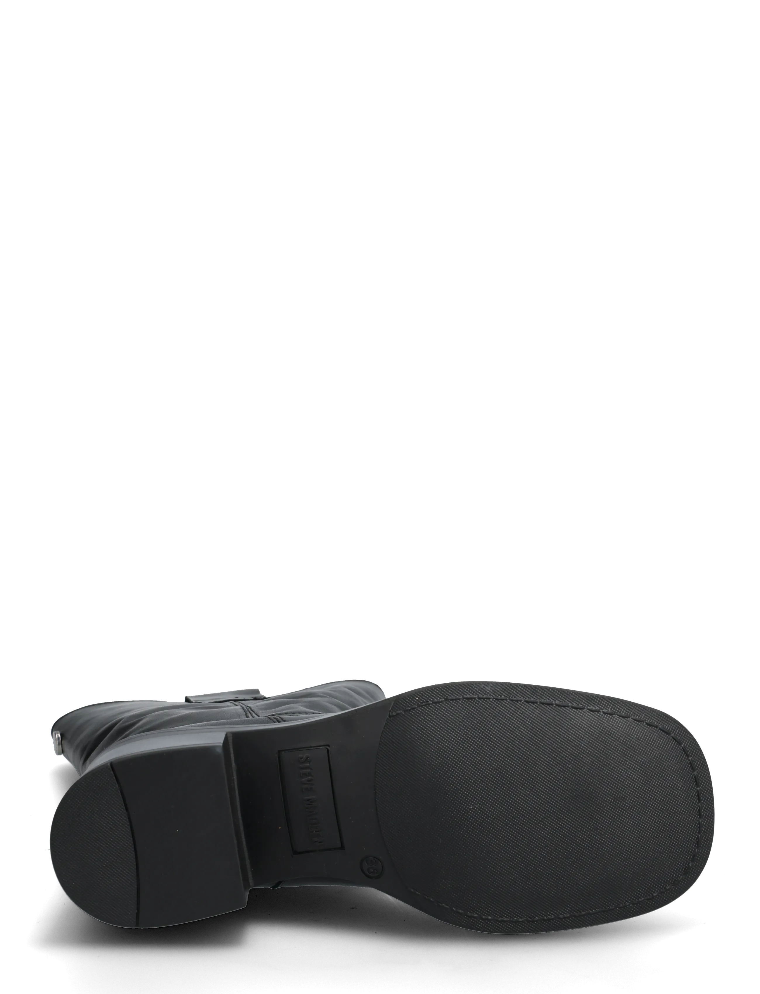 Steve Madden - Benedict - enkellaarsjes met hak - black leather - 4