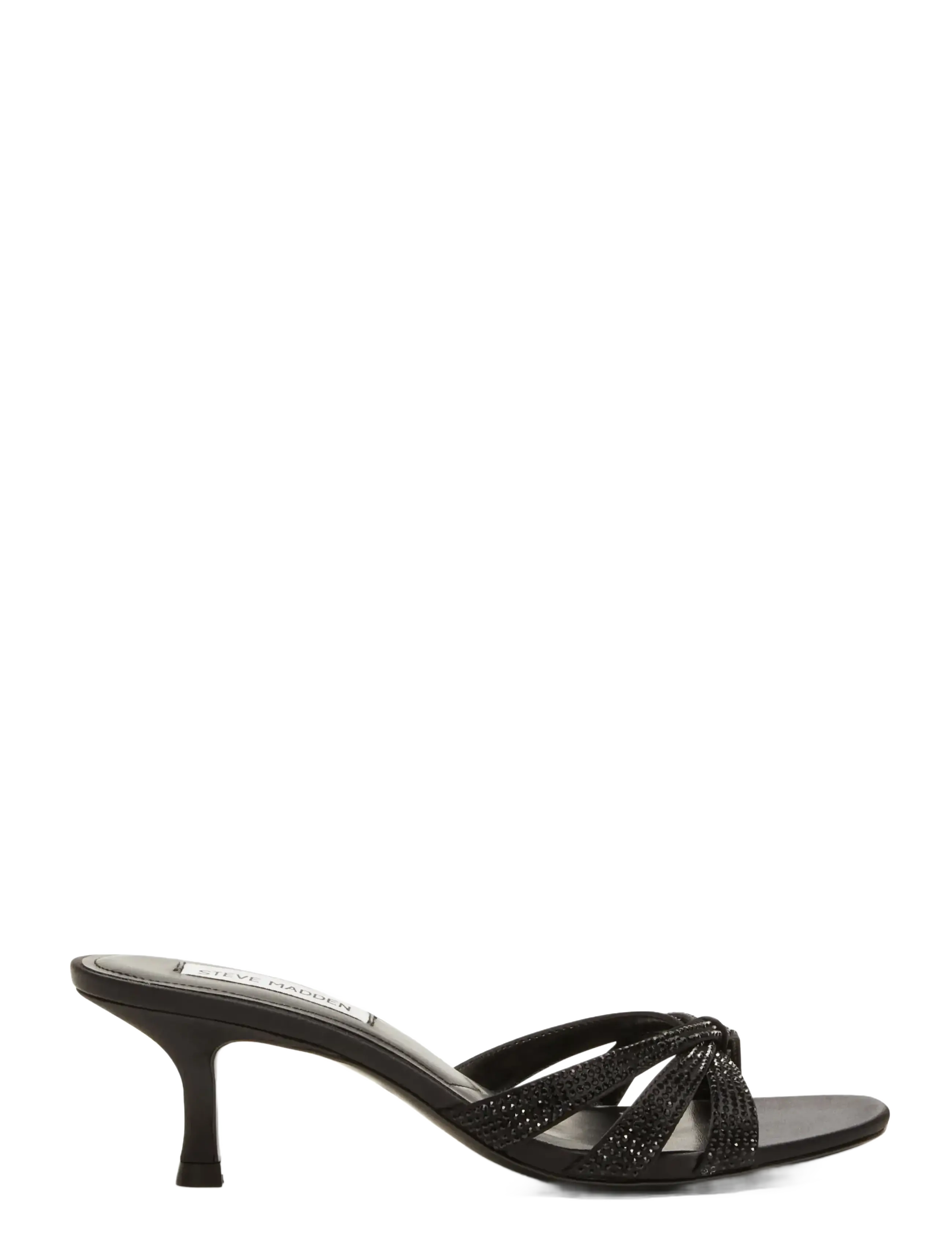 Steve Madden Cary - Högklackade skor - BLACK LEATHER / black